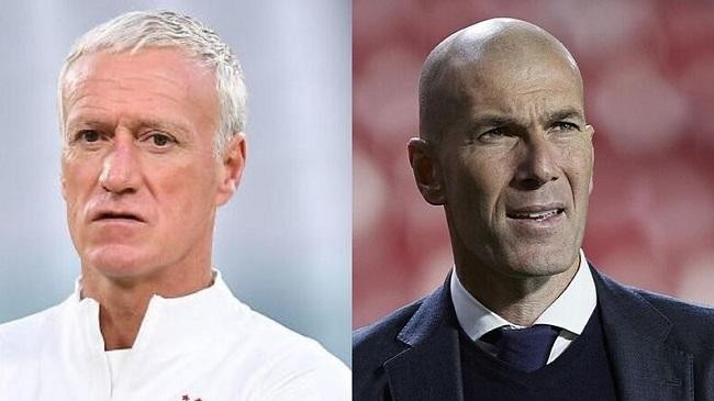 didier deschamps and zinedine zidane