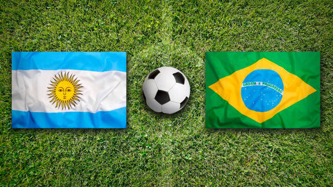 flag argentina brazil