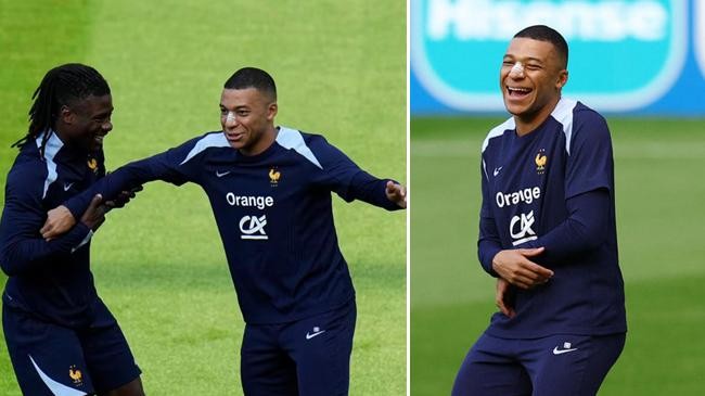 france practice mbappe