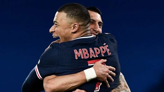 kylian mbappe and angel di maria