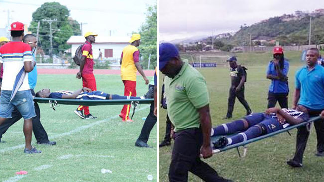 lightning struck 2 footballers