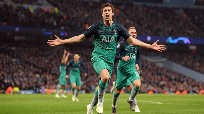 llorente scored as tottenham won an incredible quarter final