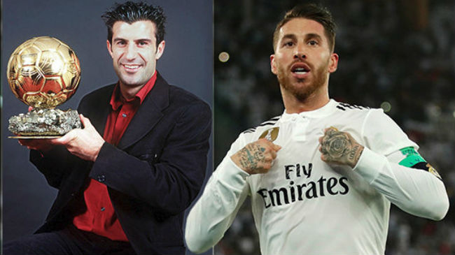 luis figo and sergio ramos