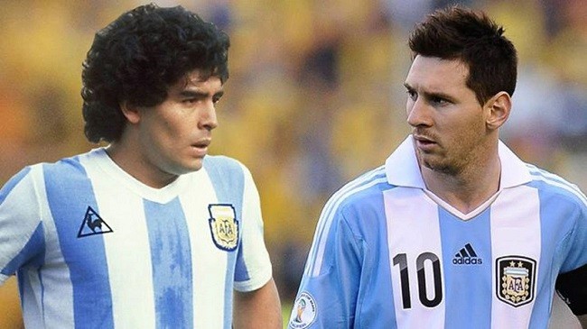 maradona and messi 2023