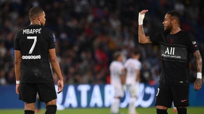 mbappe and neymar angry