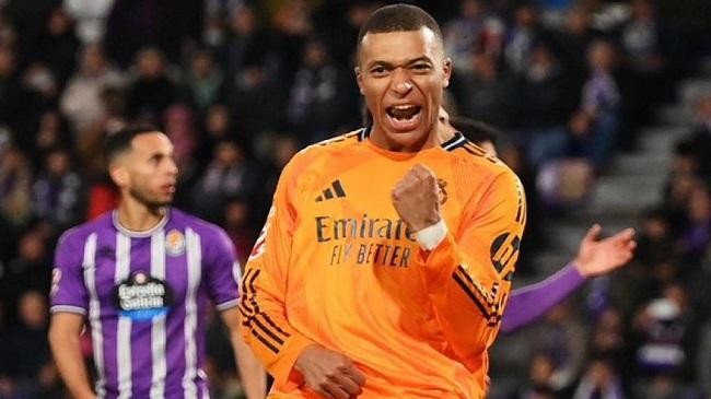 mbappe real madrid la liga first hat trick