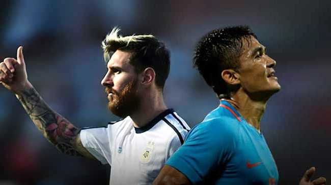 messi and chhetri