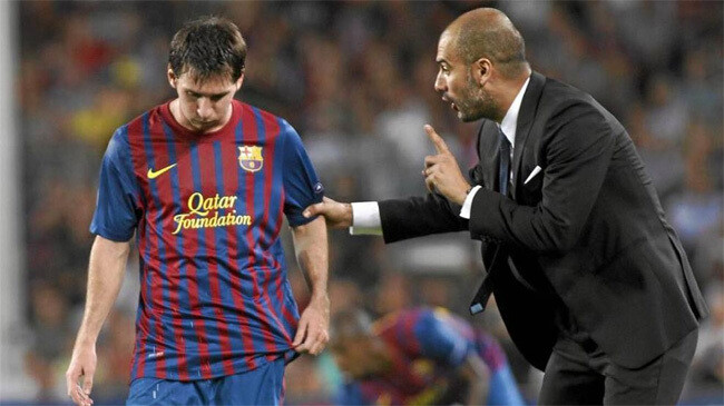 messi and guardiola 2