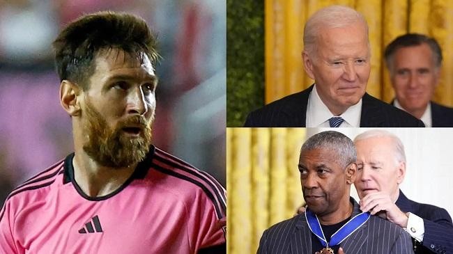 messi and joe biden