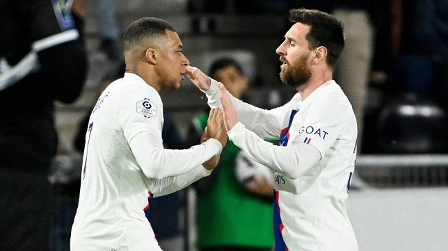 messi and mbappe psg 2023