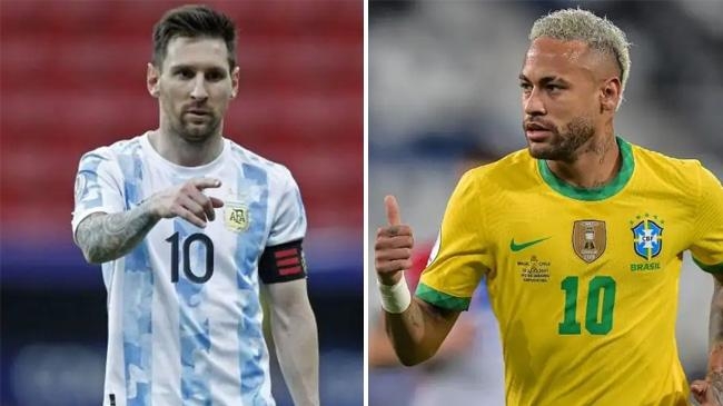 messi and neymar national team 2