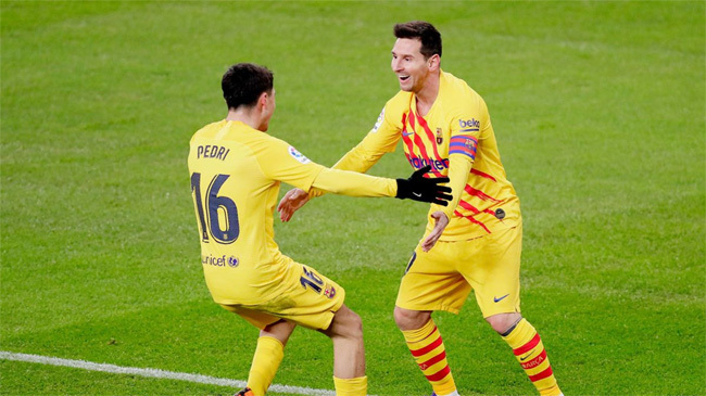 messi and pedri