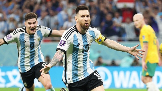 messi argentina vs australia