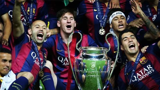 messi champions league trophy