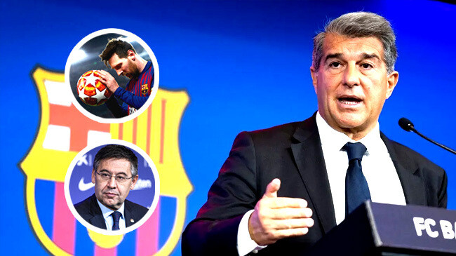 messi laporta bartomeu barca