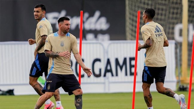 messis preparation for the copa america begins