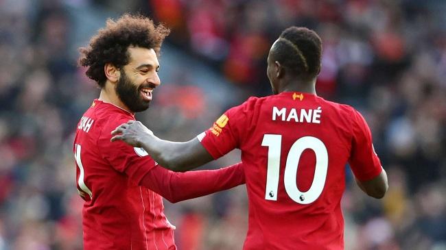 mohamed salah sadio mane liverpool 2019 20