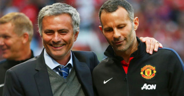 mourinho with ryan gigs