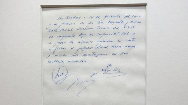 napkin of lionel messi