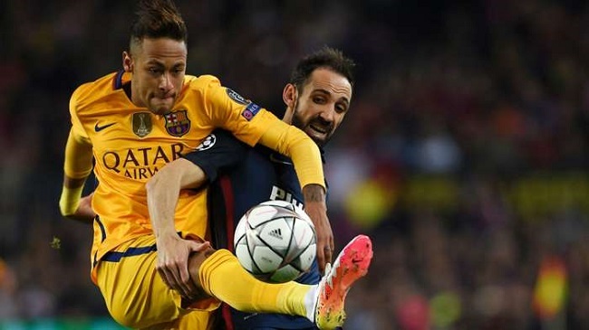 neymar juanfran atletico de madrid e barcelona