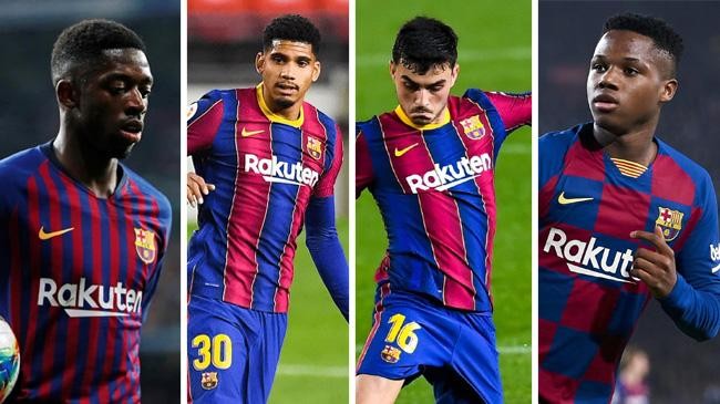 ousmane dembele ronald araujo pedri ansu fati