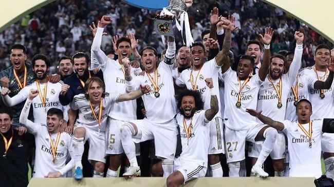 real madrid lift the spanish super cup