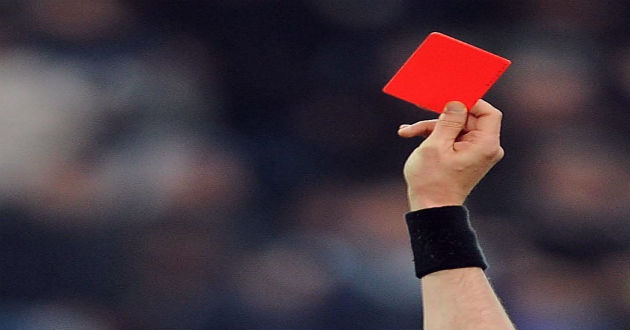 red card