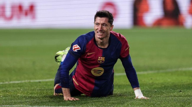 robert lewandowski la liga barcelona