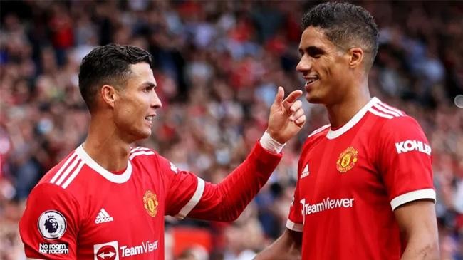 ronaldo and varane man utd