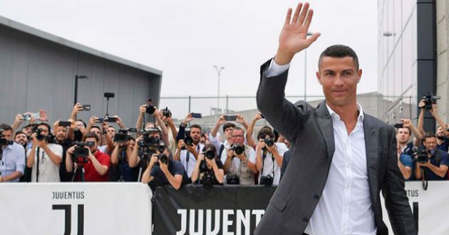 ronaldo reaches juventus