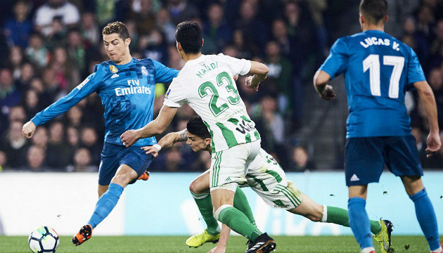 ronaldo real betis vs real madrid