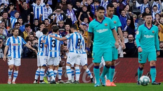 sociedad draw with barcelona