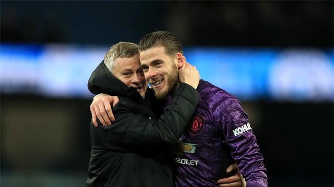 solskjaer and de gea