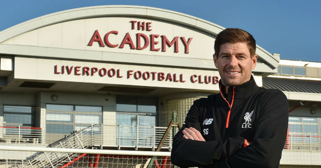 steven gerrard liverpool u 18 coach