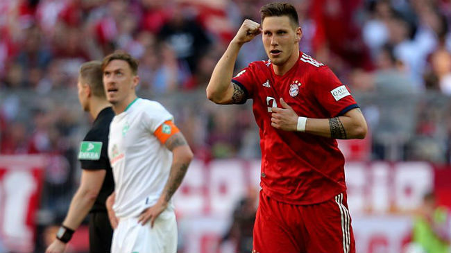 süle celebrates winning goal for bayern