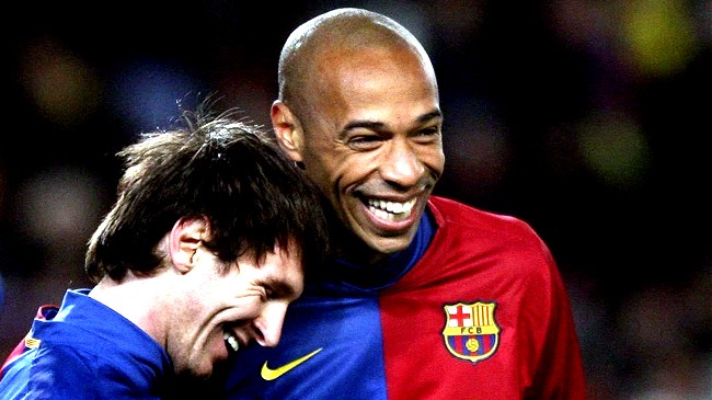 henry and messi