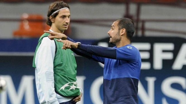 zlatan ibrahimovic pep guardiola