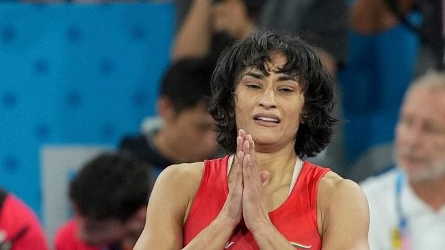 vinesh phogat wrestling paris olympics