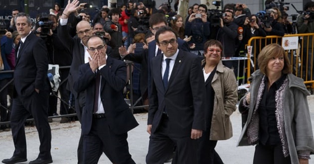 Catalan ministers spanish government remanded