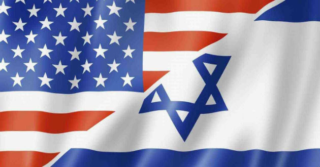 Isreal America flag