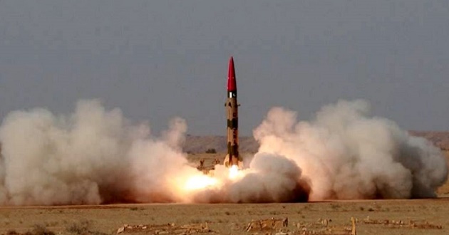 Pakistani missile test