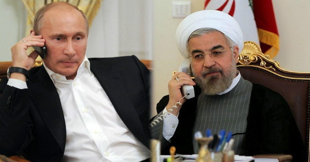 Putin talks with Rouhani