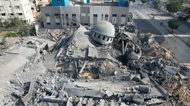 a damage mosques by israeli attacks