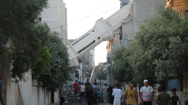 a destroyed mosque