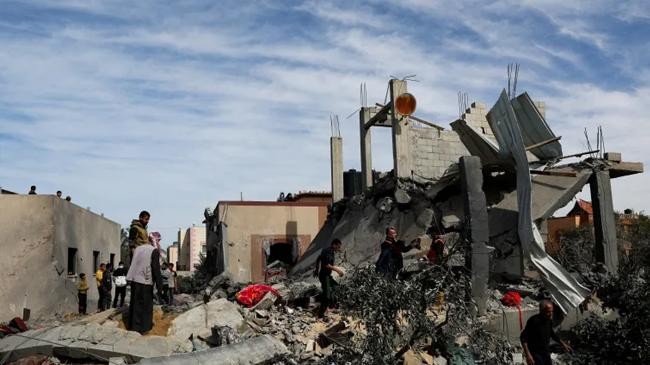 a house in rafah in the southern gaza strip