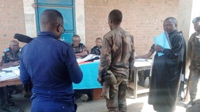 a military court in drc