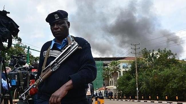 a police outside the school