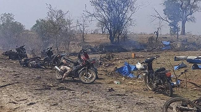 burnt house in rakhain 1