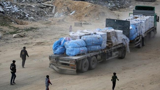 aid and supplies into the gaza strip