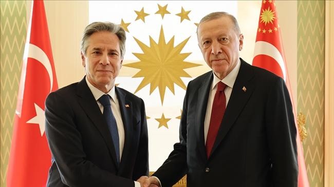 antony blinken and recep tayyip erdogan